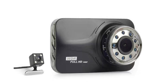 3.0 Inch Dual Len HD Car Video Recorder Camera DVR Dash Cam G-Sensor Night Vision