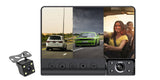 4.0 Inch IPS LCD Screen 3 Lens Car DVR 1080P Video Recorder Camera Wide View Angle Dash Cam