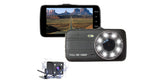 1080P Full HD 4.0 Inch Screen Dual Cameras Car Dash Cam Video Recorder