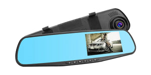 3.2 Inch HD LCD Screen Motion Detection Car Driving Recorder Rearview Mirror Dash Cam