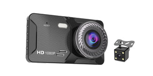 Dash Cam Full HD Dual Lens 4.0 inch Touch Screen Wide View Angle Car Video Recorder