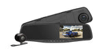 4.3 Inch HD 1080P Car DVR Dual Lens Camera Rearview Mirror Dash Cam Recorder