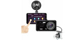 4.0 Inch IPS Touch Screen Dash Cam 1080P Car DVR Dual Lens Car Video Recorder Dashcam