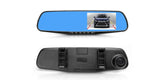 4.3 Inch HD 1080P Car DVR Dual Lens Camera Rearview Mirror Dash Cam Recorder