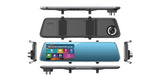 4.5 Inch Touch Screen 1080P Dual Cameras Rearview Mirror Dash Cam Manual Car Camera HD DVR