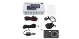 Dash Cam Front and Rear 1080P Full HD Car Dual Lens 4.0 Inch IPS Screen Dashboard Camera