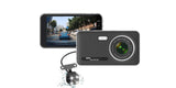 Dash Cam Front and Rear 1080P Full HD Car Dual Lens 4.0 Inch IPS Screen Dashboard Camera