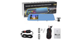 4.5 Inch Touch Screen 1080P Dual Cameras Rearview Mirror Dash Cam Manual Car Camera HD DVR