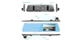 Full HD Mirror Dash Cam 1080P 4.5 Inch 2.5D Glass Touch Screen Car DVR Camera Video Recorder