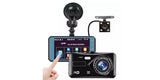 4.0 Inch HD 1080P Dual Lens Car DVR Touch Screen Dash Cam Camera Video Recorder