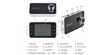 K6000 Portable 2.4 Inch LCD Car Security FHD DVR G-sensor HDMI Night Vision Dash Cam