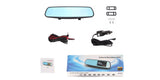 3.2 Inch HD LCD Screen Motion Detection Car Driving Recorder Rearview Mirror Dash Cam