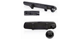 4.3 Inch HD 1080P Car DVR Dual Lens Camera Rearview Mirror Dash Cam Recorder