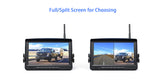 2-Channel Truck Bus Digital Wireless Backup Camera Monitor Reversing Kit System