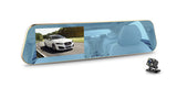 4.3" HD 1080P Car DVR Dual Lens Camera Vehicle Rearview Mirror Dash Cam Recorder